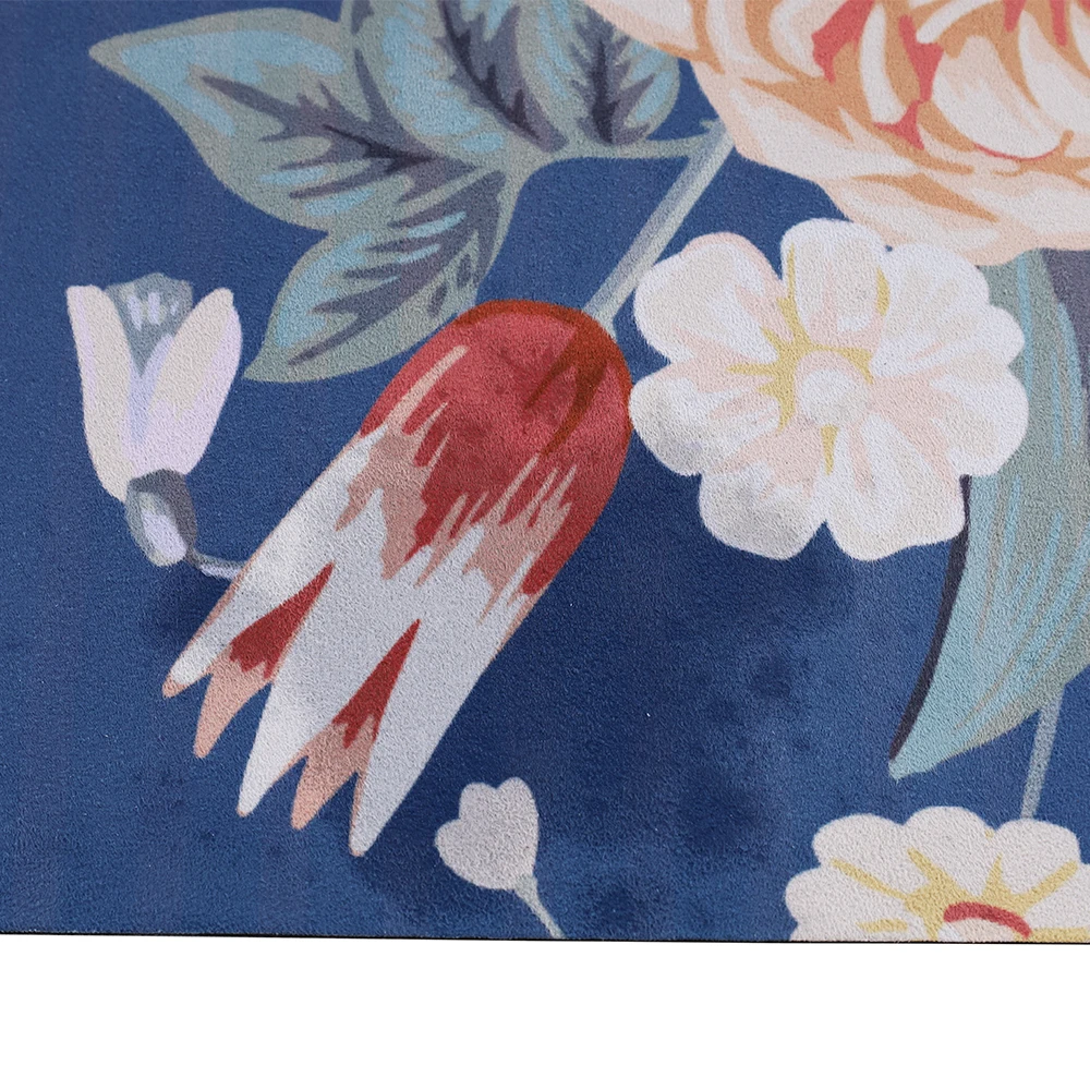 Custom logo 1830MM Large Foldable Yoga Mat Travel Fitness Accessory Natural Rubber Printed eco Suede Yoga Mat