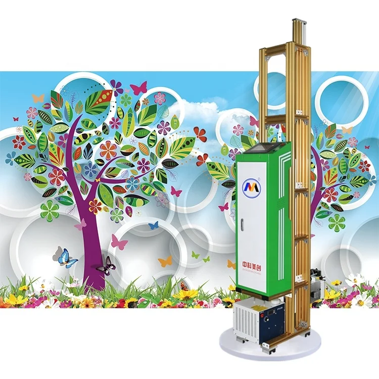 New Art Robot 3D Intelligent Vertical Flat UV Printer / Ceramic Tiles Printer