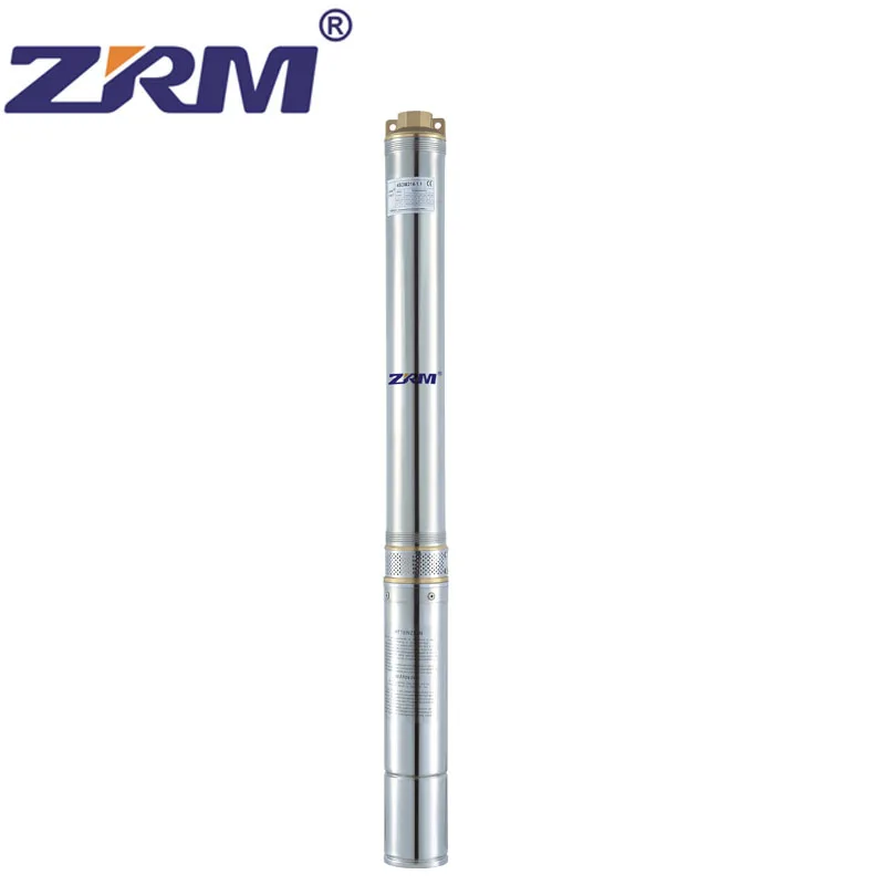 2.5 Inch 1Hp 0.75Kw Multistage electric ac submersible borehole Deep Well Water pump prices