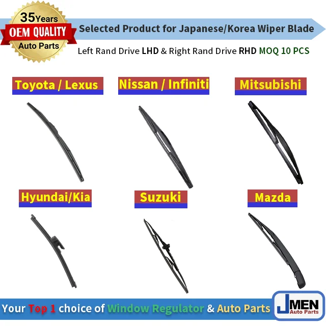 Jmen for VW VOLKSWAGEN CRAFTER FOX LUPO Beam Wiper Blade Standard Hybrid Auto Accessories Seal Arm Parts