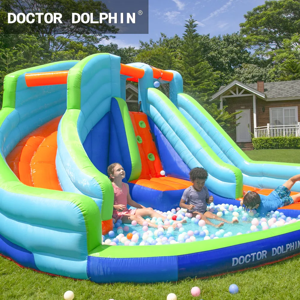 73002 Kids Outdoor Toys Jump Large Big Bounce House Water Slide Inflatable Pool