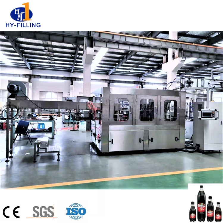 exact filling valve PET CSD Filling Machine 3 In 1 energy drink manufacturing equipment
