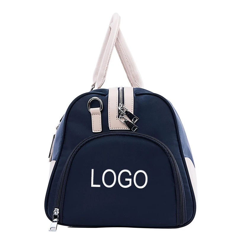 Cheap Promotional Sport Polyester PU Canvas Soccer Basketball Golf Gym Outdoor With Zipper Closure Shoe Bag