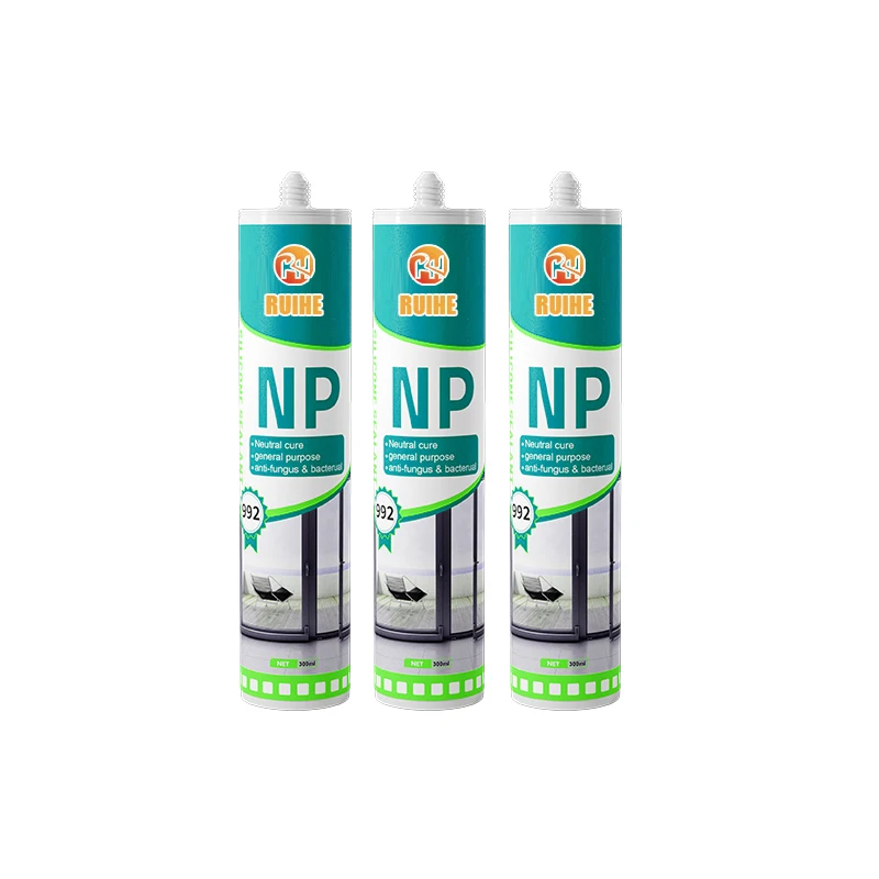 White transparent neutral waterproof structure NP acid acetate silicone sealant OEM 100% silicone sealant