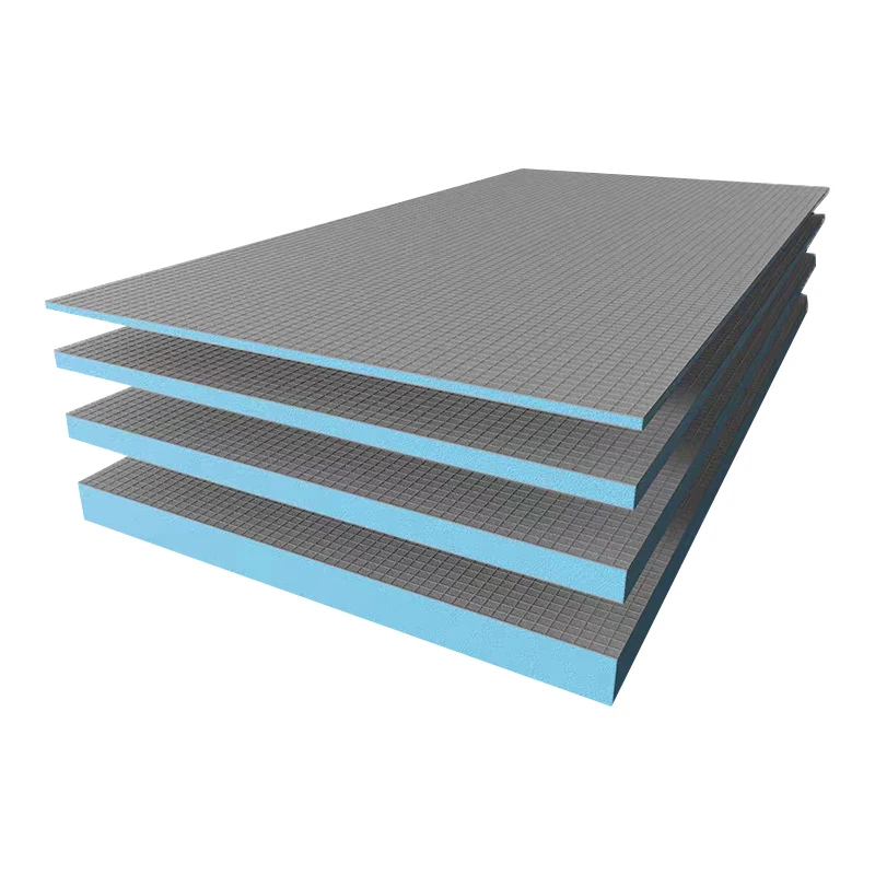 XPS tile backer board Granite Shower Base Xps Composite Wall Thermal Insulation Floor Panel Styrofoam Block Membrane Sheet
