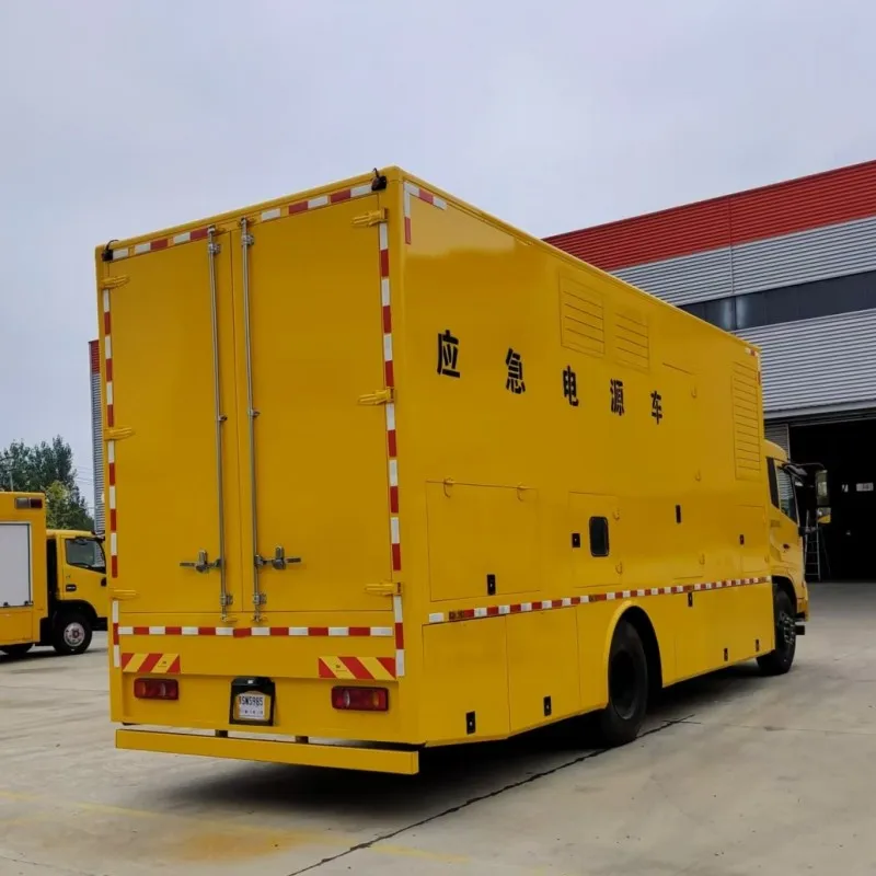 Dongfeng Tianjin 100 кВт 800 дизель-генератор новая механическая коробка передач Euro 5 Мобильная мощность аварийный автомобиль производитель