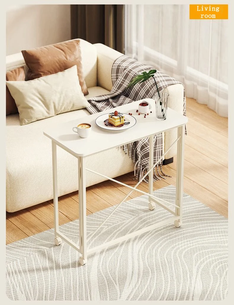 Foldable portable study desk Home computer desk pulley table