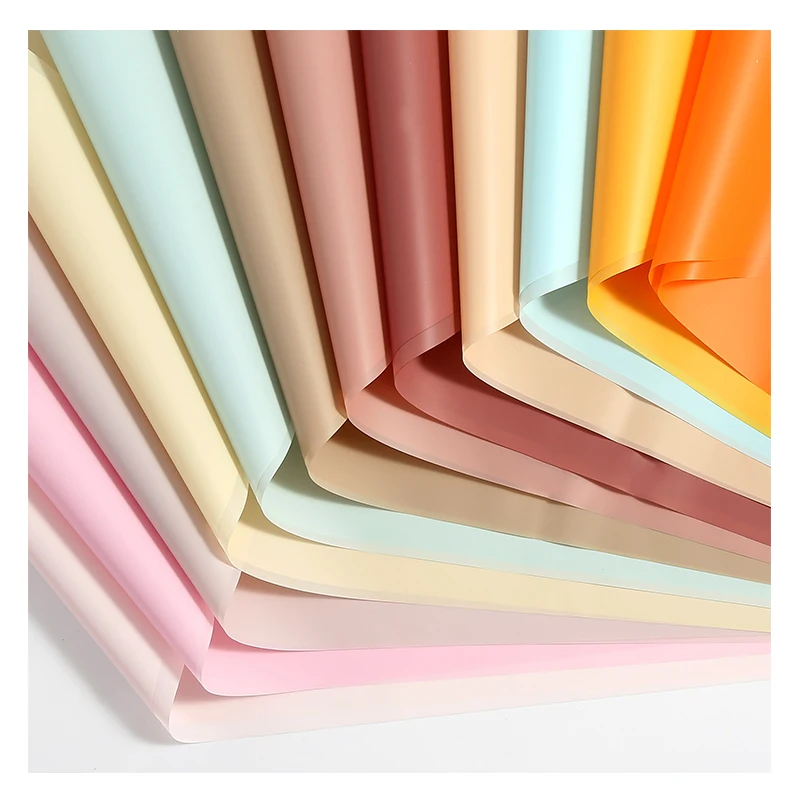 Wholesale Waterproof Korean Style Flower Bouquet Packaging Matte Flower Paper