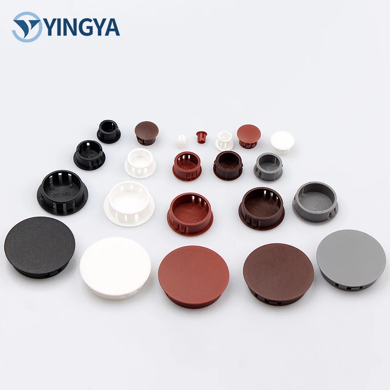 Anti-Theft round Buckle Plug Nylon Plastic Hole Cover for Door and Furniture Decorative Head Screw Cover