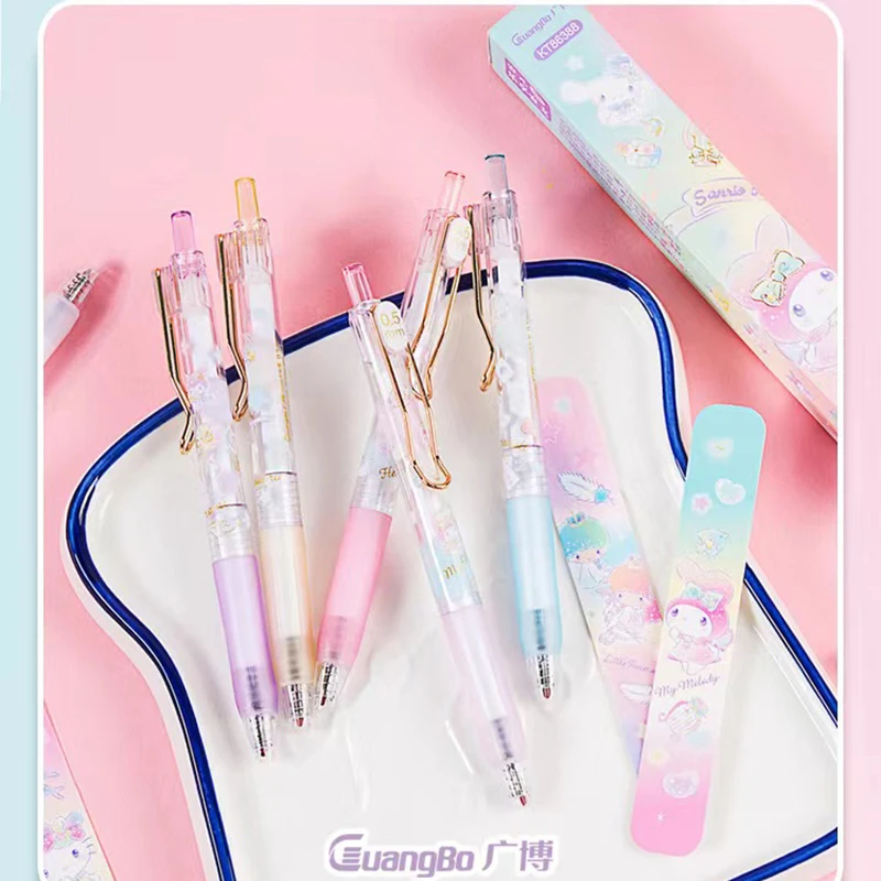 Kubo KT86388 sanrio blind box press the neutral pen primary and secondary students cartoon black ink pen signature