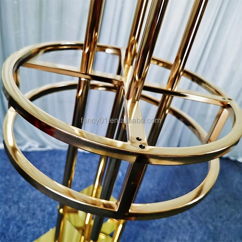 Flower Centerpiece  Metal Centerpiece Stand  Wedding Table Flower Riser