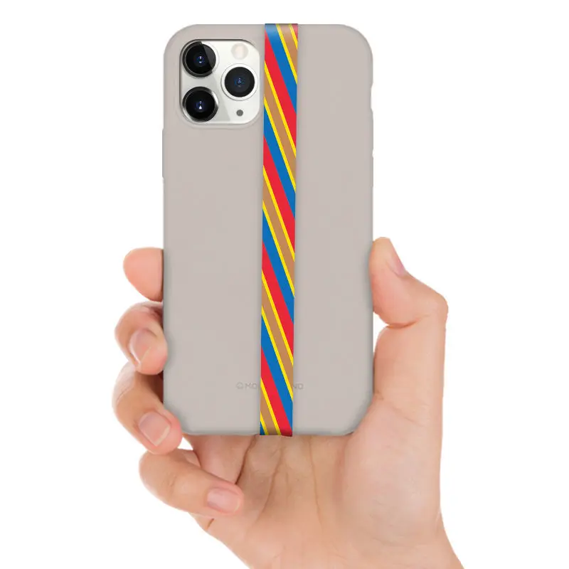 Low price good quality  Rope cell phone hand  finger grip band hand strap universal phone holder for tablet