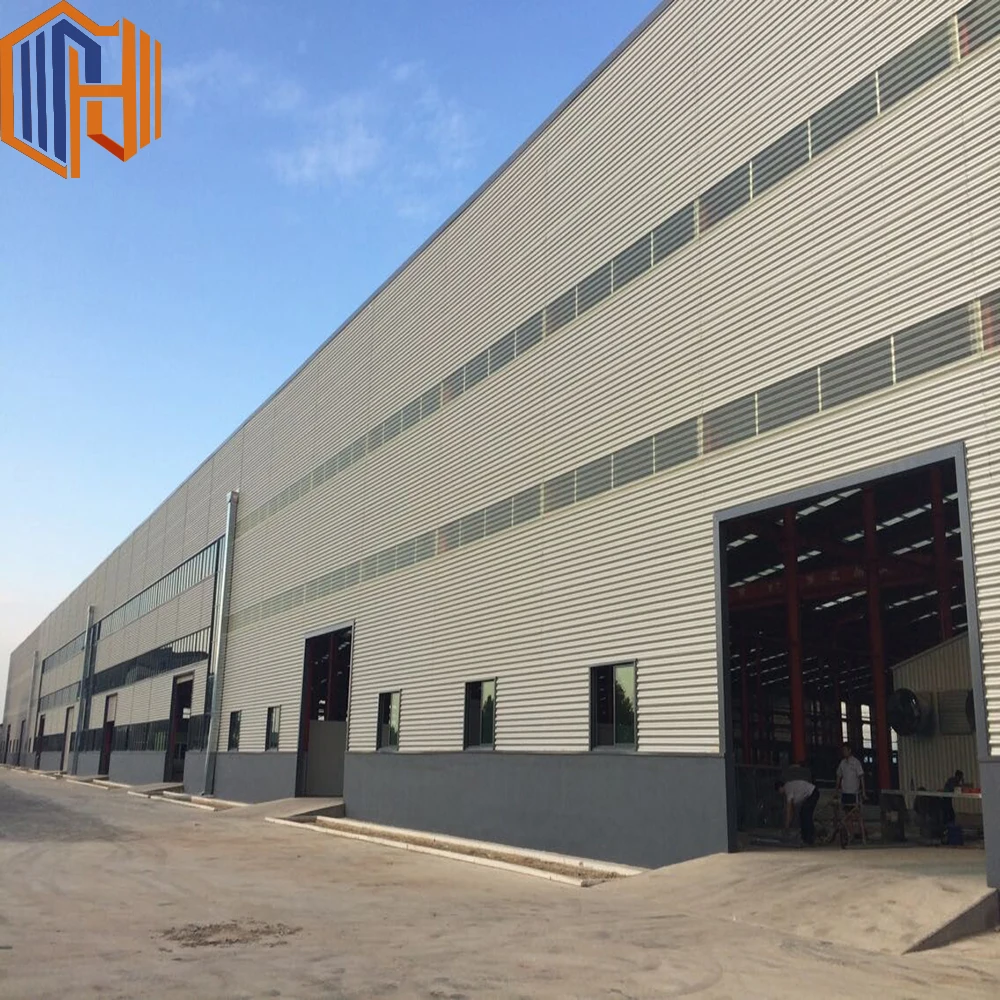 
China industrial metal storage shed large-span steel structural warehouse building for sale 