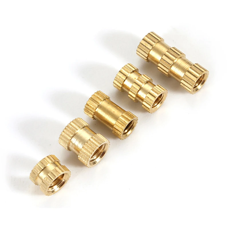 Insert OD Female Thread Embedding Brass Knurled Nut 5