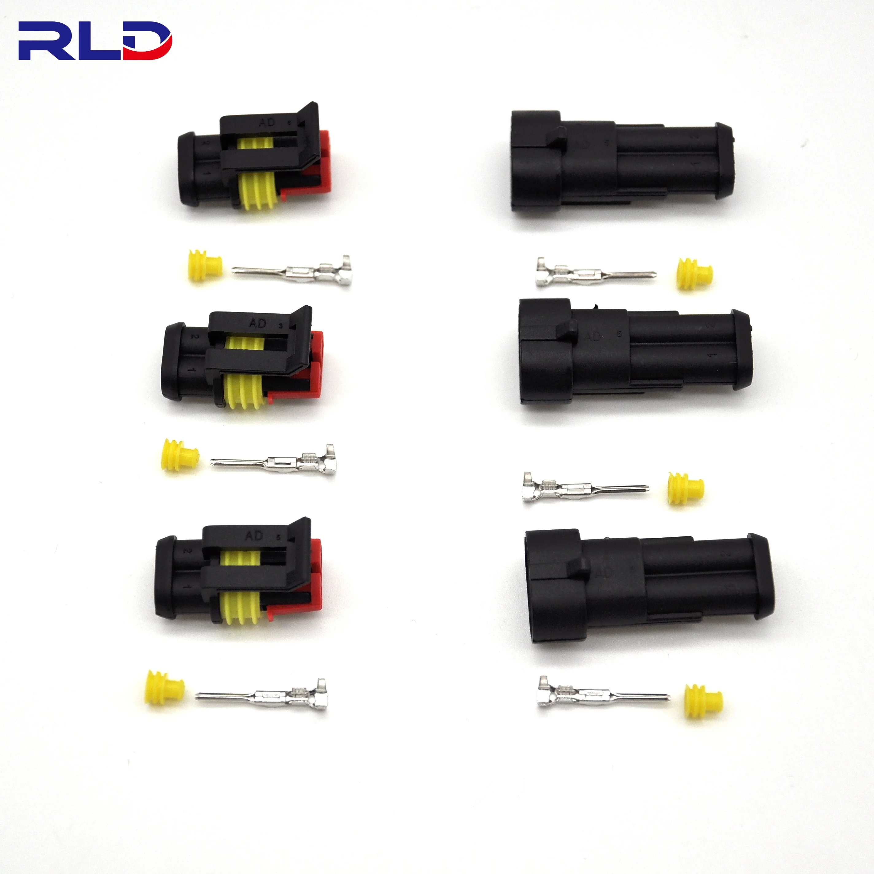 Car Waterproof Male Female 1.5 Tyco Amp Connector 1 2 3 4 5 6 Pin Wire Auto Automotive Electrical Connector auto wire harness