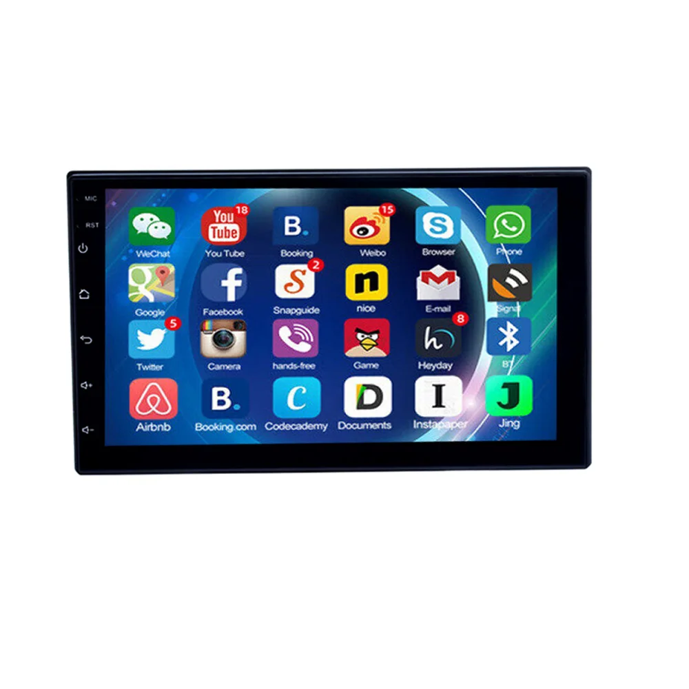 Android 4 Core Car Radio 21 UI Double USB GPS Split Screen TN Capacitive Screen Universal Car Player