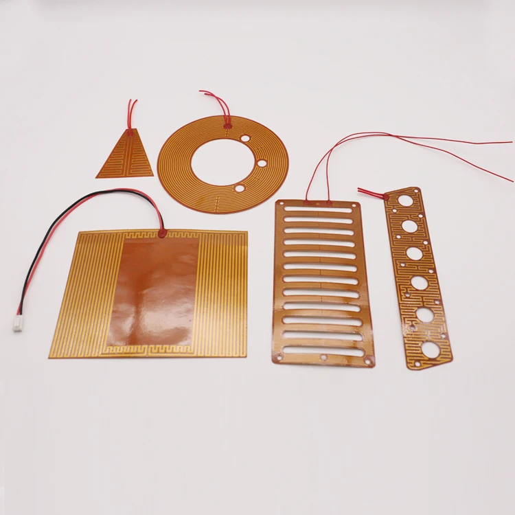 5v 12v 3d принтер Электрический гибкий kapton Полиимид нагревательный