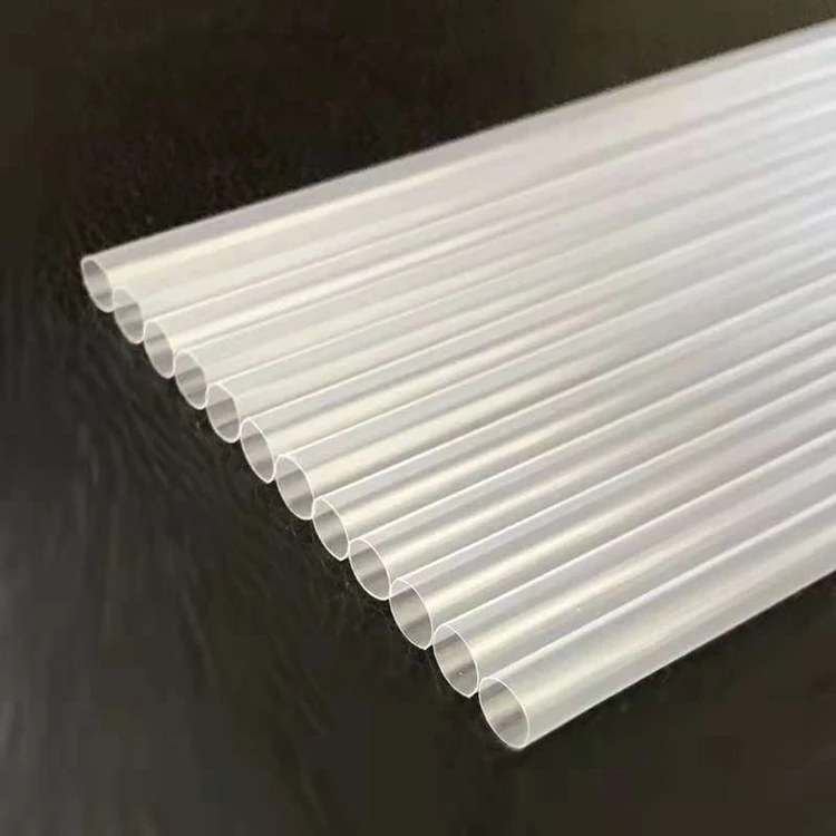 Innovative biodegradable polylactic acid drinking straws samples