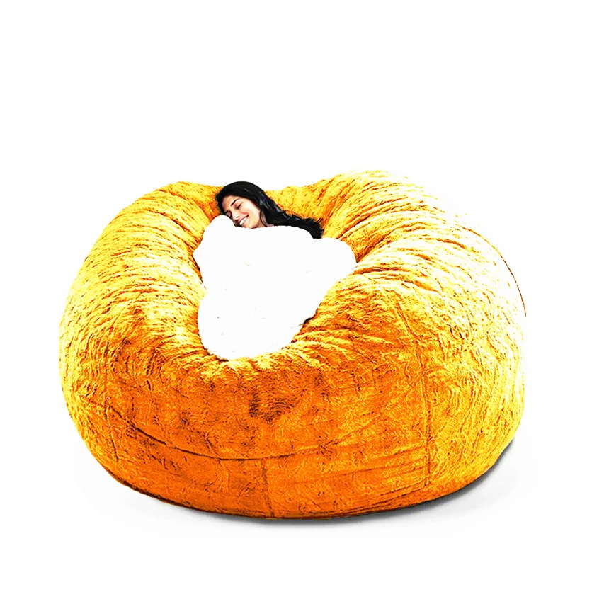 couch lazy air sofa hammock  velvet bean bag lazy sofa bed cell phone holder