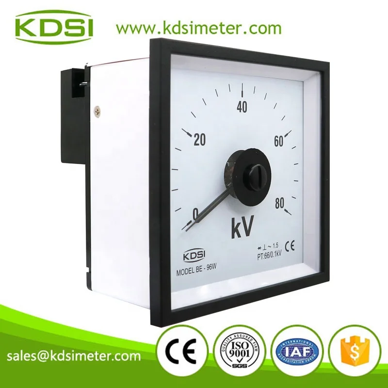KDSI электронный аппарат BE-96W AC80kV 66/0.1kV широкоугольный ac аналоговый для крепления на Панель вольтметр