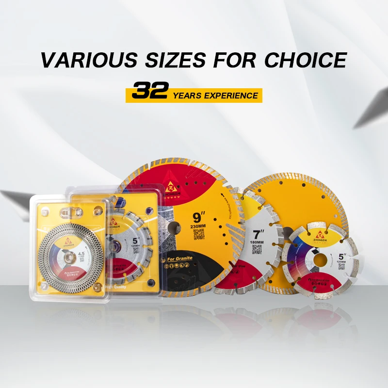 Hot Pressed 125Mm Ultra Thin Circular Saw Blade Porcelain Diamond Saw Blade Cutting Ceramic or Porcelain Tiles