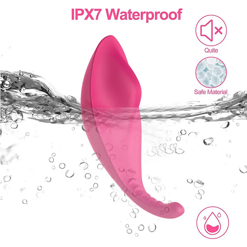 Vulva Jump Egg APP Control Multi Frequency Silicone Waterproof Clit Wearable Vibrating Egg