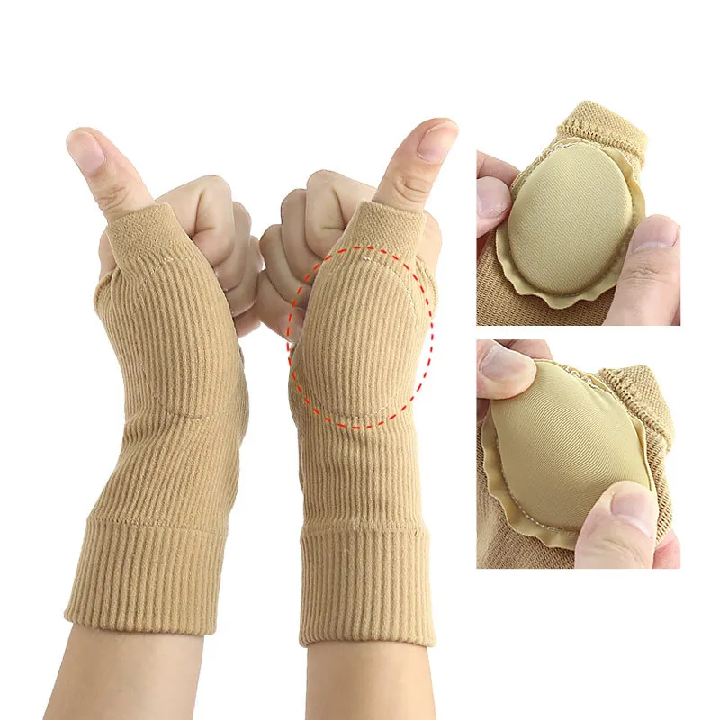 Amazon china hand fingerless grey heated Spandex Compression pressure magnetic therapy anti Arthritis gloves for women pain