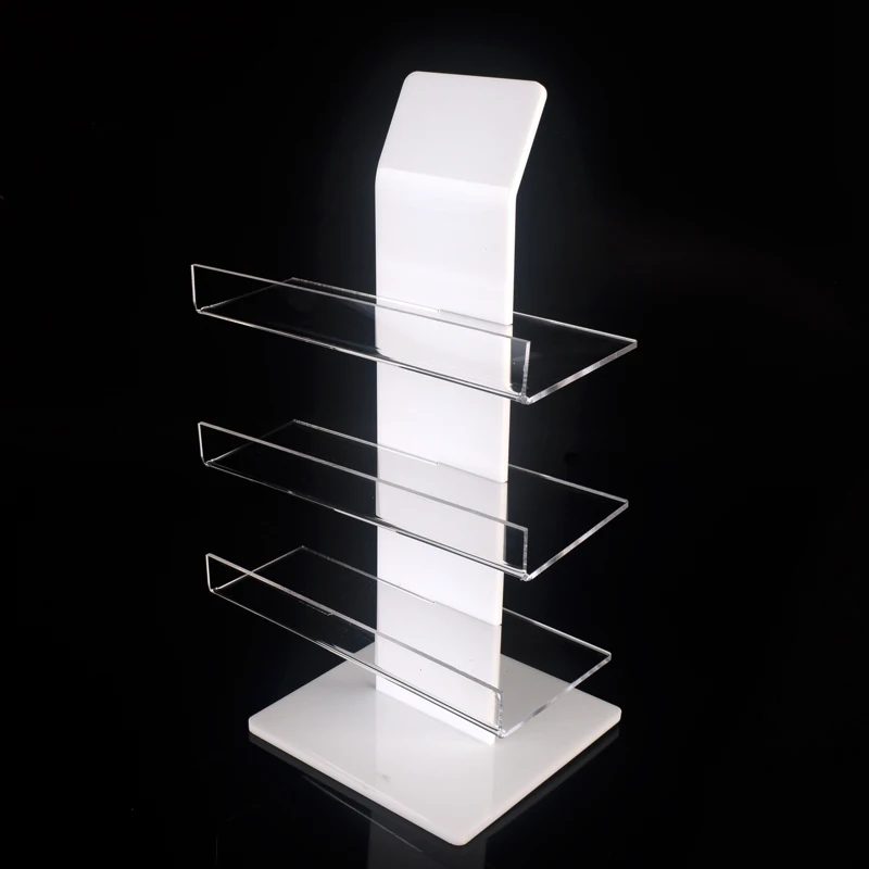 Bank Counter Display Clear Vertical Myopic Spectacle Frame Sunglasses Rack Acrylic Reading Nearsighted Glasses Display Stand