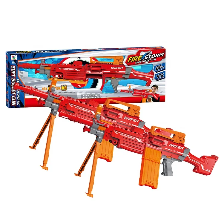 Kids Gun Toys Soft Bullet Airsof Sniper Gun Games Outdoor Electric Bullet Guns For Boys