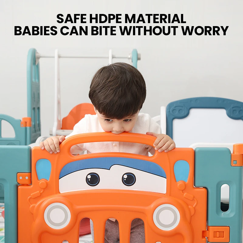 Winning Plastic Baby Play Pen Big Size Indoor Foldable Adult Baby Playpen Plastic Care Fence Indoor Large Size Baby Play Area