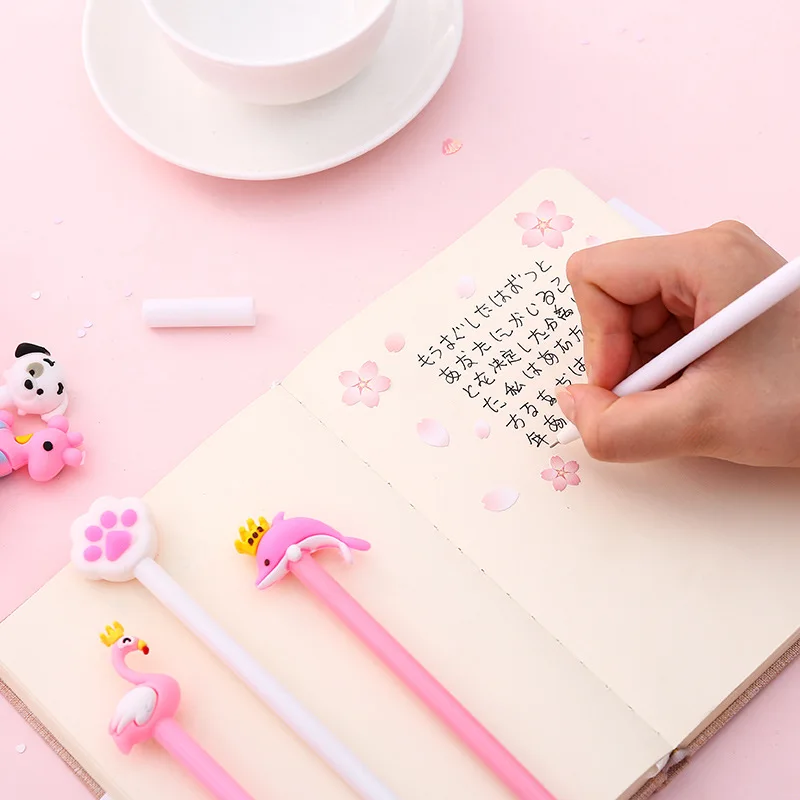 Hot Sale Jps Odm Kugelschreiber Kawaii Cute 20pcs Cartoon Gel Pen Set For Student