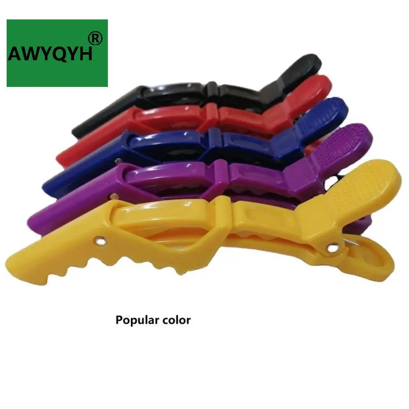 Hair Salon Crocodile Alligator Hair Clips Grip Claws Clamp Styling