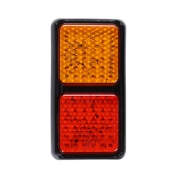Waterproof Emark 3C DOT approved square led stop tail indicator combination LED truck light rear signal light