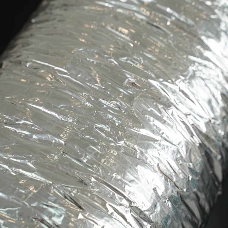 R6 R8 Круглый Изолированный гибкий воздуховод алюминиевая фольга/Стекловолоконный изолированный гибкий воздуховод