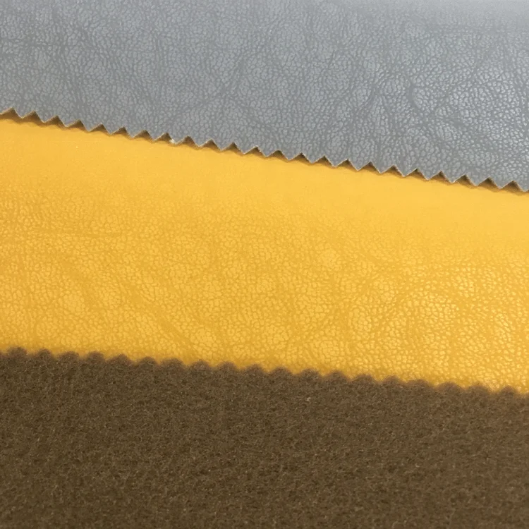 Solvent Free Material 1.2 Thick Breathable Vinyl Textured Twill Pu Synthetic Quilted Leather Roll For Sofa Upholstery