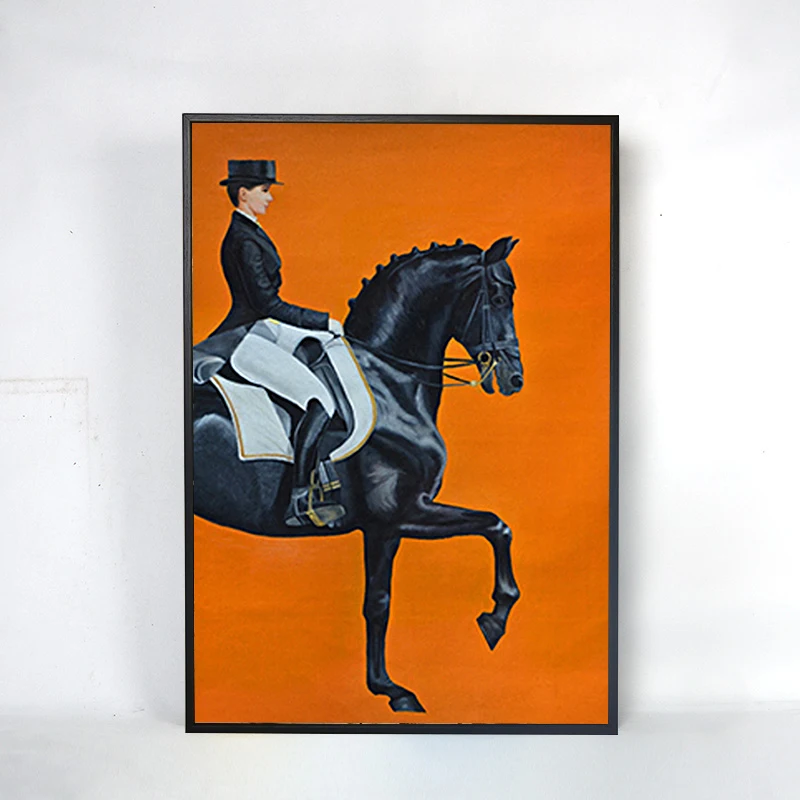 handmade oil on canvas animal wall art painting horse Modern Times