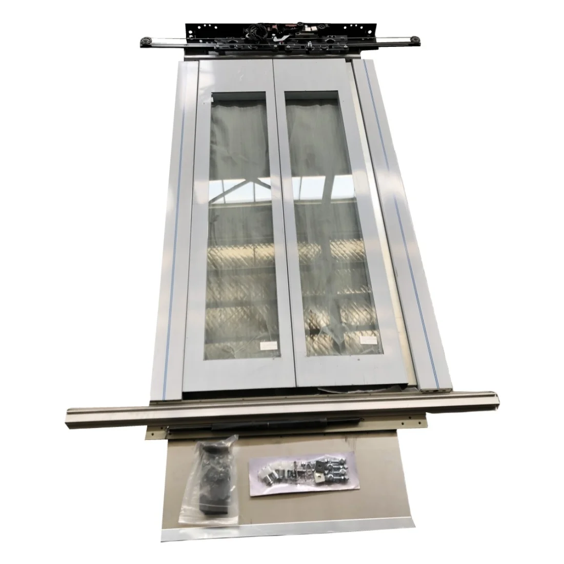 ZOWEE lift door operating system 700mm 800mm 900mm elevator landing door with header sets