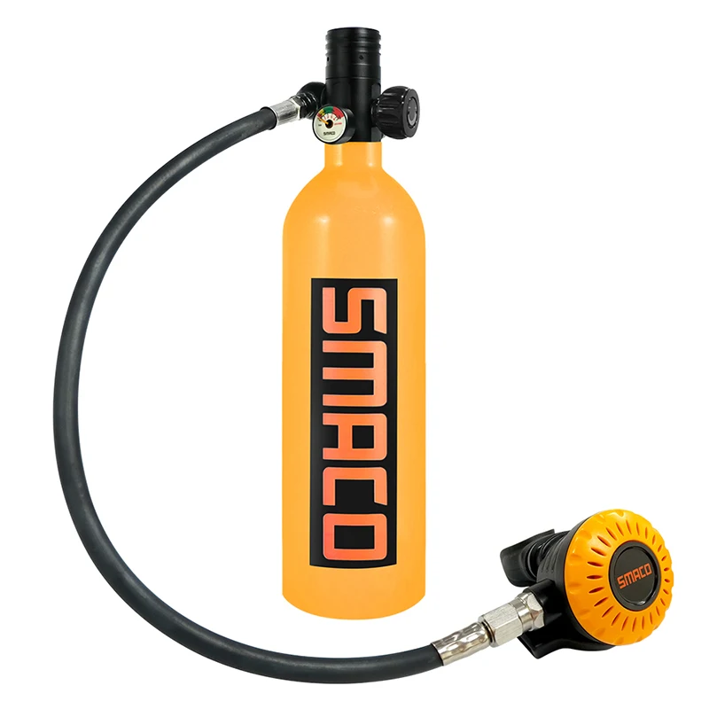 SMACO S400pro мини-резервуар для подводного плавания с мундштуком бутылка 1