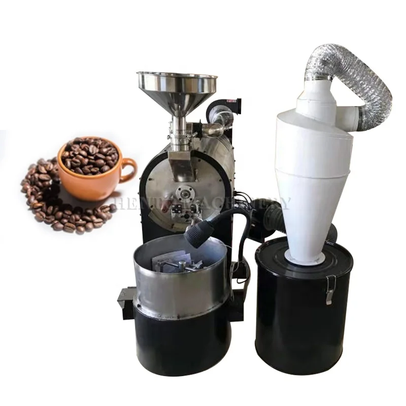 Organic Coffee Beans Roasting Machine / Coffee Roaster Industrial / Madagascar Coffee Beans Roasting Machine