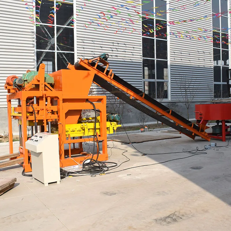 ZEYU Factory Manufacture QTJ4-28 Reliable Quality Automatic Concrete Fly Ash Hollow Block Machine Solid Brick Machine Price