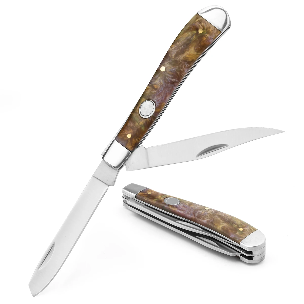 PK-1154-R Multipurpose Outdoor Fixed Blade Folding Pocket Survival Knife Tactical Hunting Knife