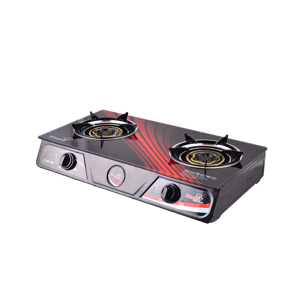 two burner gas stove for table top gas cooker with LPG /NG 8032