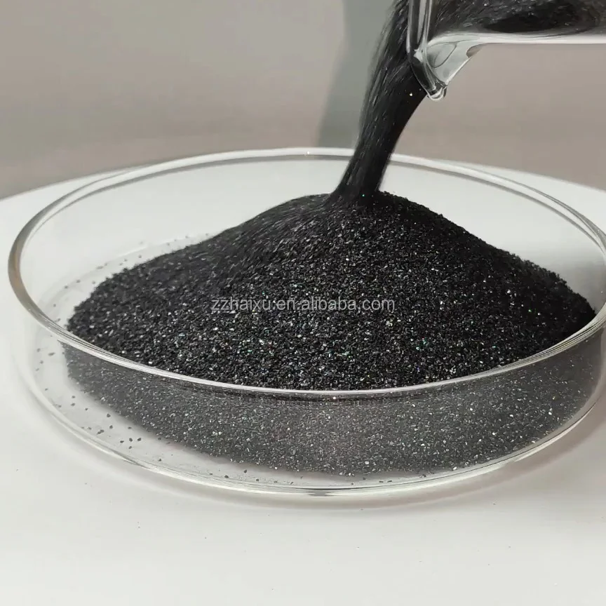 Granular black silicon carbide carborundum fraction abrasive sand F36