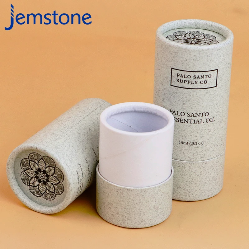 Biodegradable Custom Logo Packaging Cylinder Paper Tube Round Boxes paper tube packaging boxes for essential oil