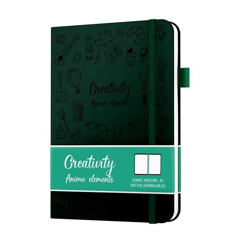 Popular Scribbles Notebook a5 Notepad dot-line interior page two-tone ribbon custom