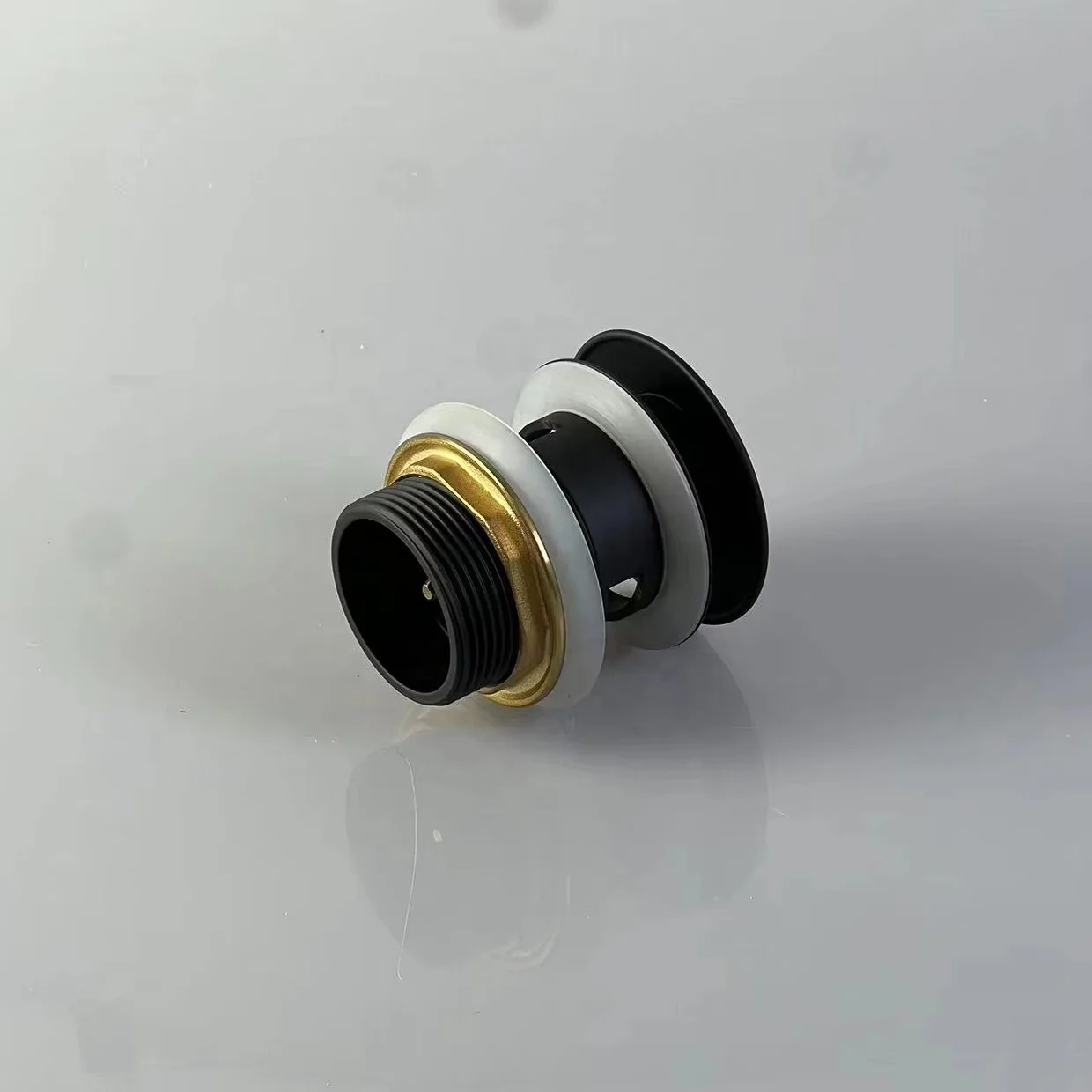 Bathtub Waste Click Clack Wash Basin Drain G1 1/2 Brass Bath Pop Up Waste with Overflow