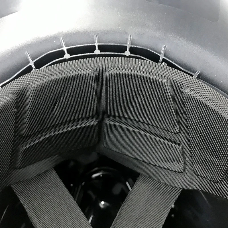 ANT5PPE Black Head Protection Helmet Western Cowboy Hard Hat with 6 Point Ratchet Suspension and Sweatband