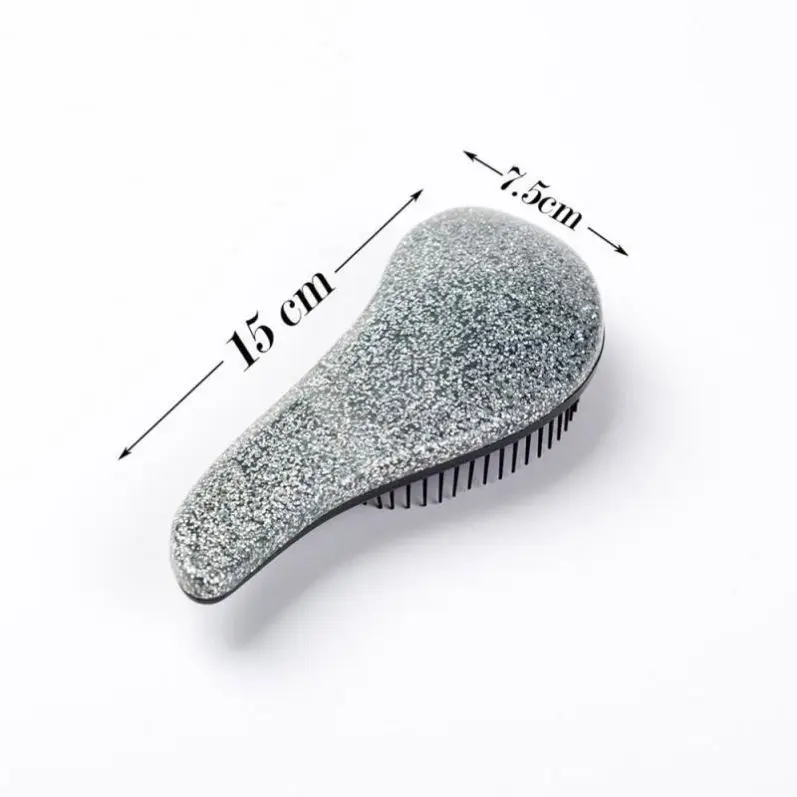 Handle Comb Anti-static Massage Hair Brush Tangle Detangle Shower Massage Hairbrush Comb Salon Hair Styling Tool L0261