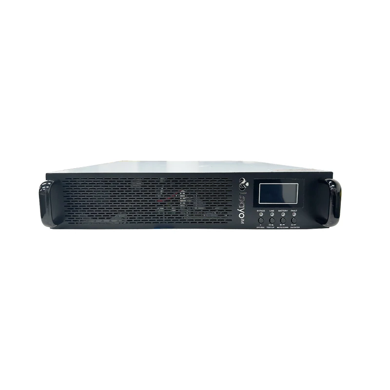Leayo pure sine wave Single Phase ups 6kva rack mount best ups power supply online ups 220V systems