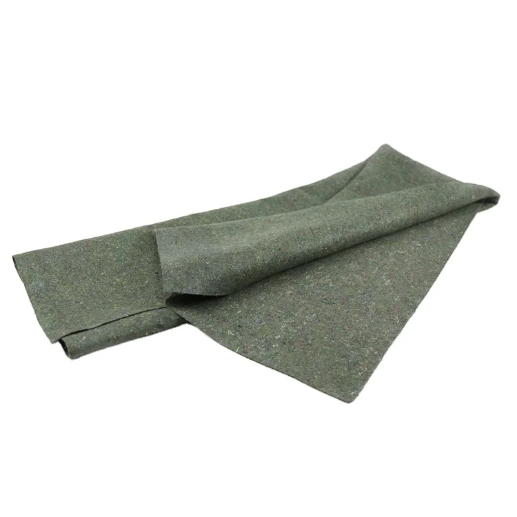 Hot sale 100% recycle material shipping grey blanket